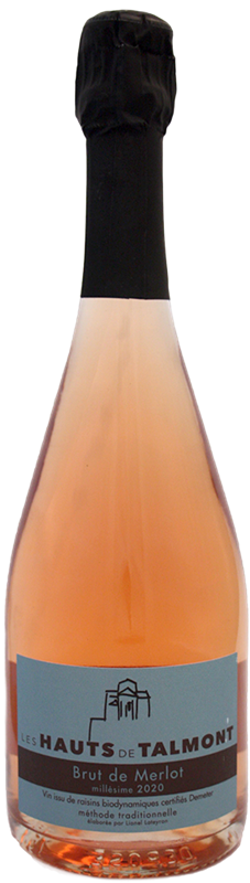 Vin effervescent rosé, pétillant rose charentais, les hauts de Talmont