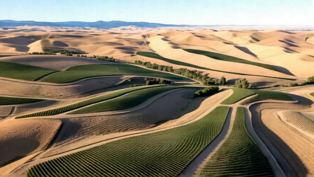 une americaine dans nos vignes, Un domaine « familial » mais façon US
